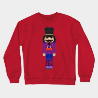 Felt Look Nutcracker III | Cherie's Art Original (c)2020 Crewneck Sweatshirt